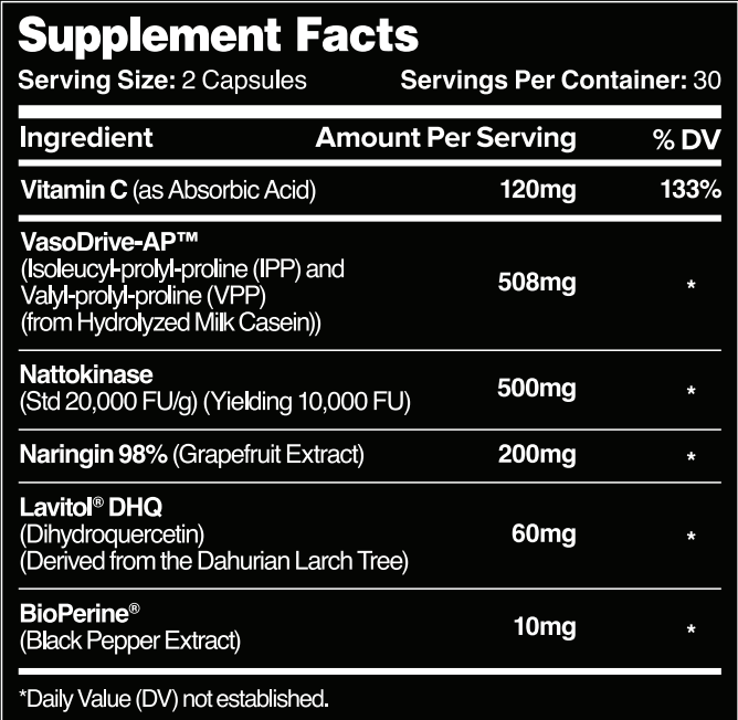 Supplement with Nattokinase for Nitric Oxide